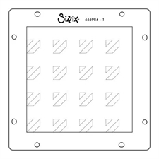 Sizzix Stencil - Rotating Stencil / Geo Blocks